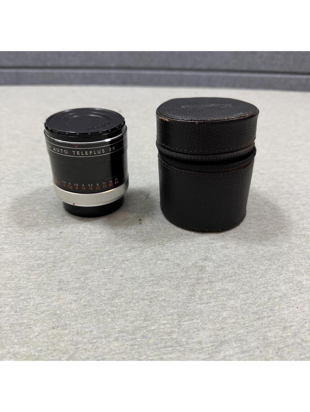 Kenko CF Auto Teleplus 3x Camera Telephoto‎ Lens With Original Leather Case